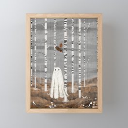 Mushroom forest Framed Mini Art Print