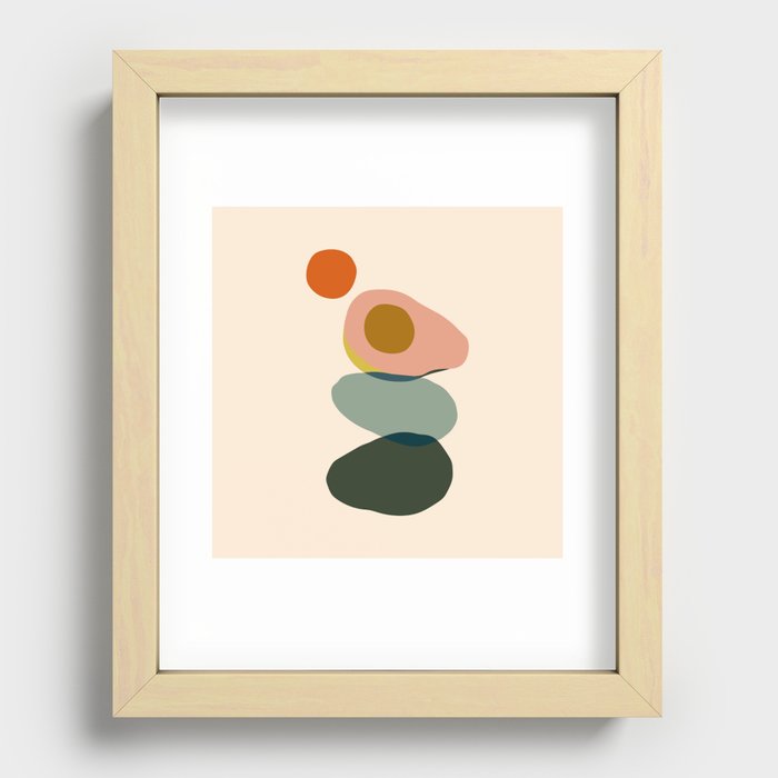 Society6 ケース Hang in There Baby by Huebucket Abstract Avocado Framed Art Print by Huebucket | Society6