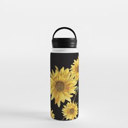 Sunflower Pattern 2 Water Bottle