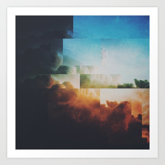 Fractions A41 Art Print