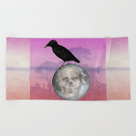 'Sit on my finger, sing in my ear, O littleblood.' Beach Towel