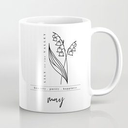 May Birth Flower | Lily Of The Valley Mug