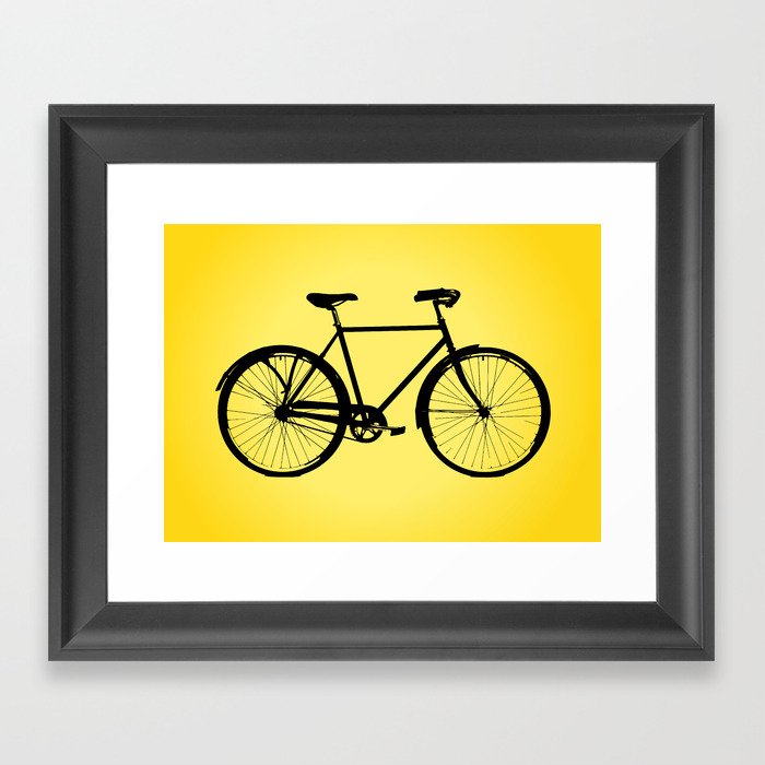 I want to ride my bicycle Framed Art Print