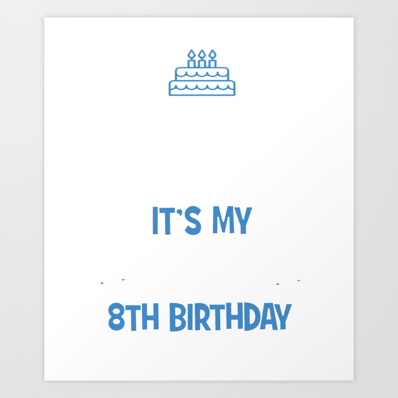 8th Unicorn Birthday Girl T Shirt 8 Years Old Party Shirt Art
