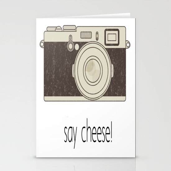 Say Cheese Stationery Cards