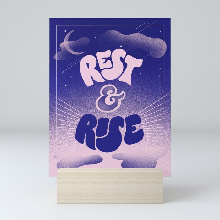 Rest & Rise Mini Art Print