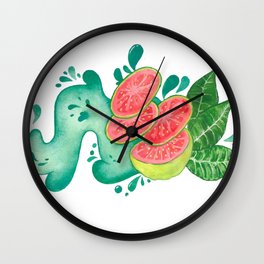 Guava Candy Wall Clock