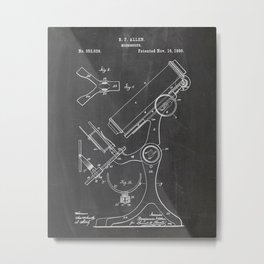 1886 Microscope Patent Drawing Metal Print | Pop Art, Graphite, Pharmacyprintable, Microscopeprint, Microscopepatent, Microscopeposter, Microscopeart, Microscopeprintable, Microscope, Graphicdesign 