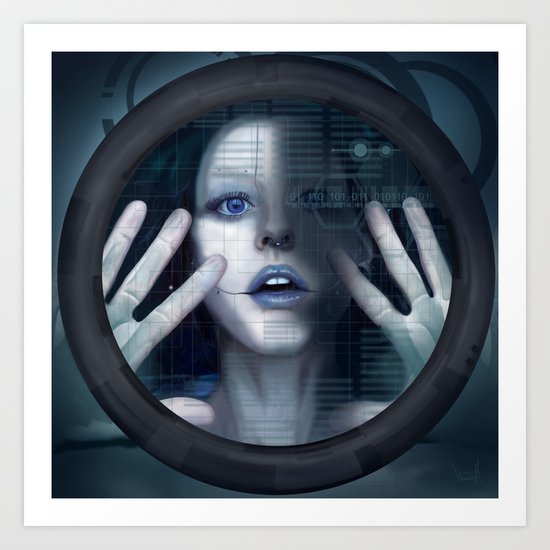 Untitled_oblò Art Print