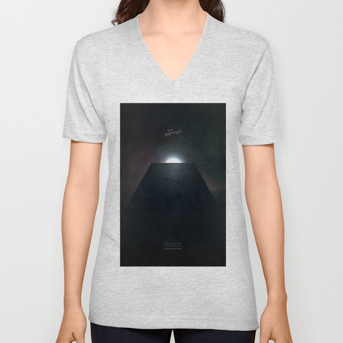2001 A Space Odyssey alternative movie poster V Neck T Shirt