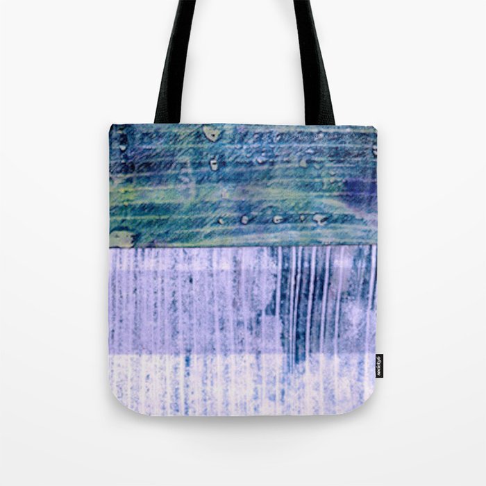 Modern Pinstripe Collage Tote Bag