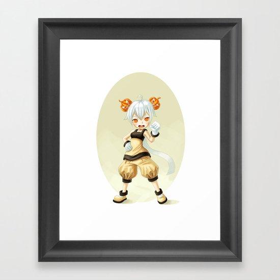 Pumpkin Framed Art Print