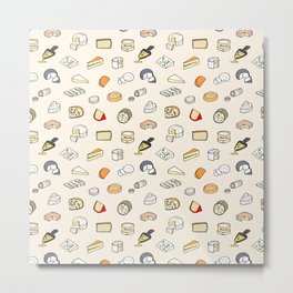 Cheese pattern Metal Print | Pop Art, Cheese, Fromage, Love, Pattern, Graphicdesign, Addict, Cheddar, Bluecheese, Digital 