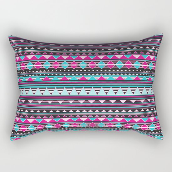 Aztec Stripes by Everett Co Rectangular Pillow