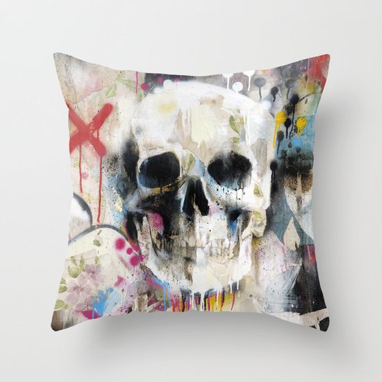 Skull Throw Pillow