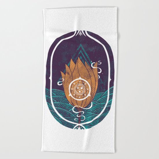 Pulsatilla Patens Beach Towel