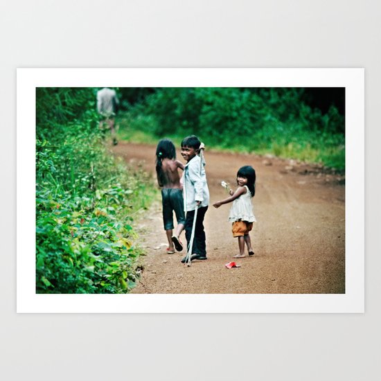09 kids Art Print