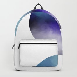 Insight - Abstract black and blue painting Backpack