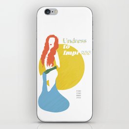 Undress to impress iPhone Skin