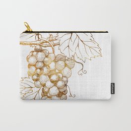 Grapes of Dionysus God of Wine Carry-All Pouch | Artwork, Dionysus, Largegrapes, Californiagrapes, Painting, Grapebunch, Godofwine, Vineyard, Grapelinework, Linedrawing 
