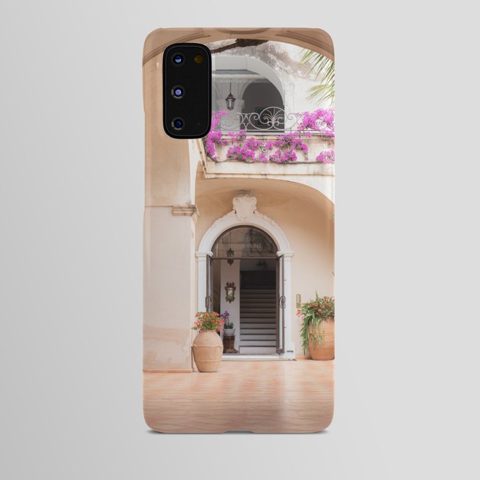Courtyard with Arch - Positano, Italy Android Case