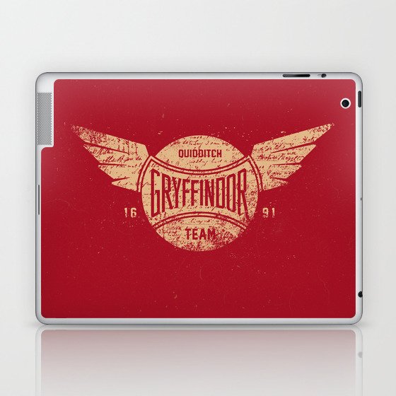 Vintage Gryffindor Quidditch Team Laptop & iPad Skin