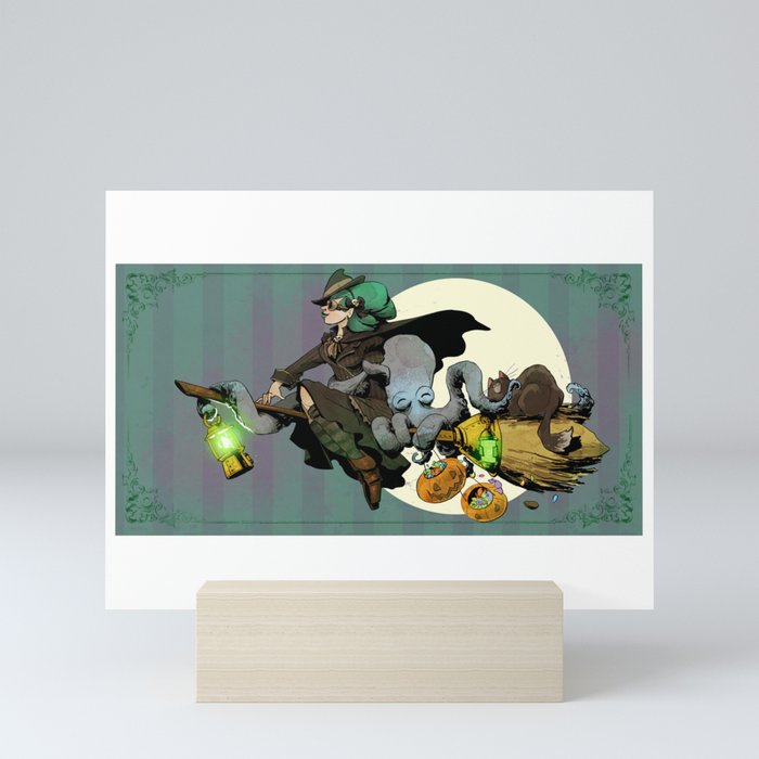 Flying With Otto Mini Art Print