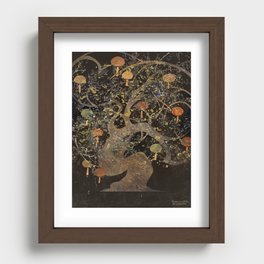 New Year Tree Recessed Framed Print