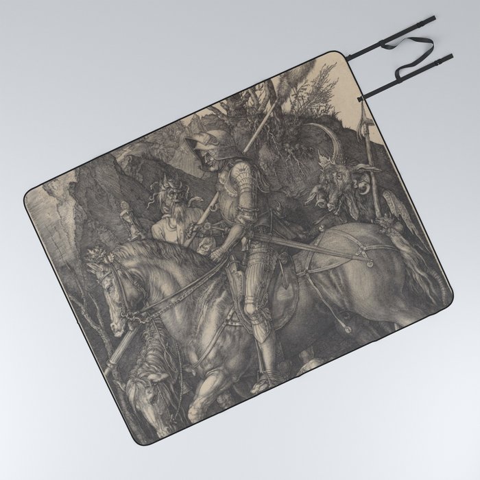 ADAM and EVE - Albrecht Durer  1504 Picnic Blanket