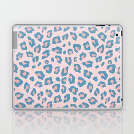 Leopard Print Peachy Blue Original Laptop Skin