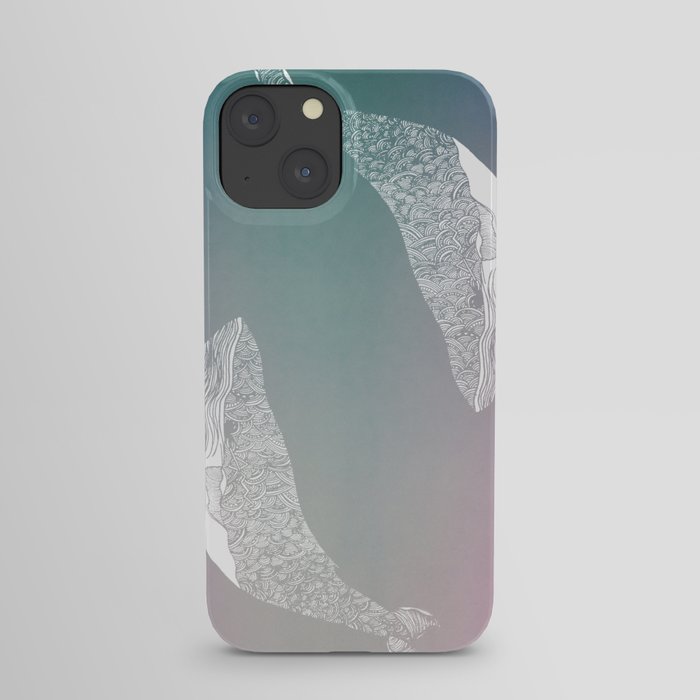 fogged film whale iPhone Case