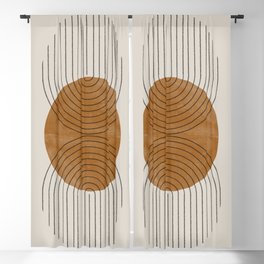 Perfect Touch  Mid Century Modern Blackout Curtain
