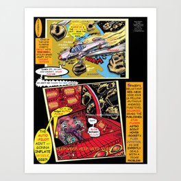 Page #6 of Tex Watt's (UNCENSORED) SUNDAY COMIX POP-ART! Art Print