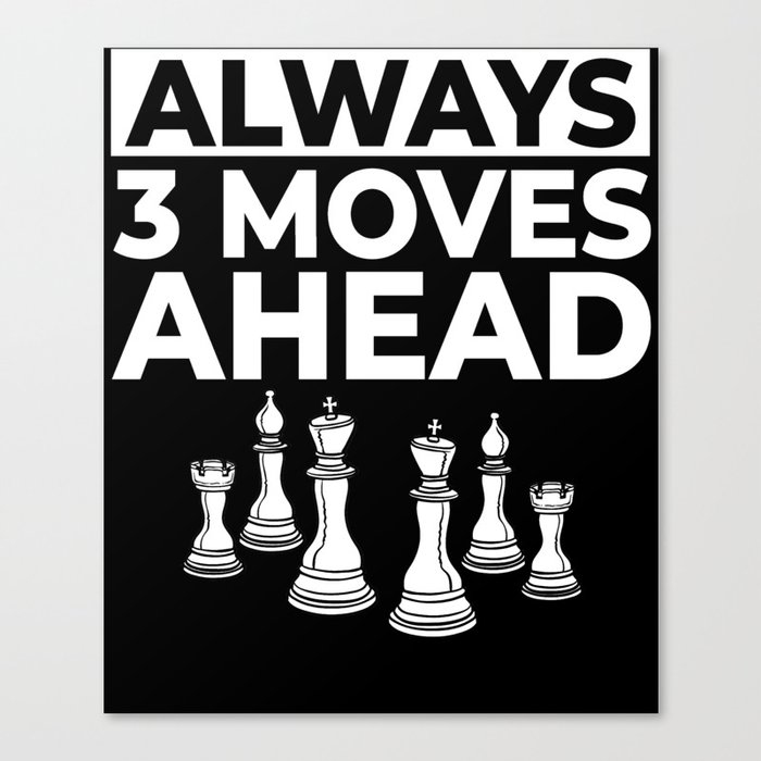 Chess Board Player Opening Game Beginner Canvas Print