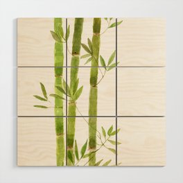 Bamboo Three Wood Wall Art