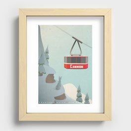 Cannon Tram Poster Recessed Framed Print