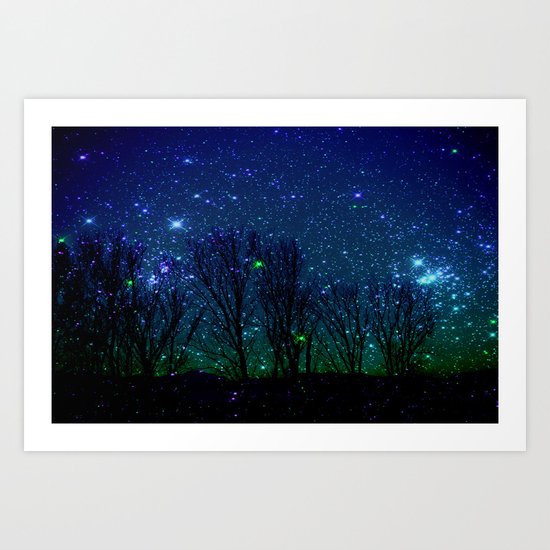 shining stars Art Print
