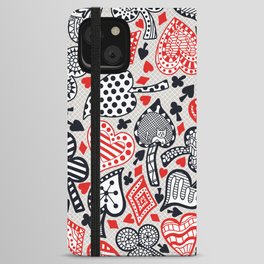Patterned Playing Card Motifs iPhone Wallet Case
