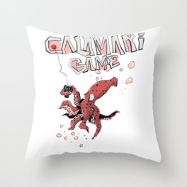 Calamari Games Throw Pillow
