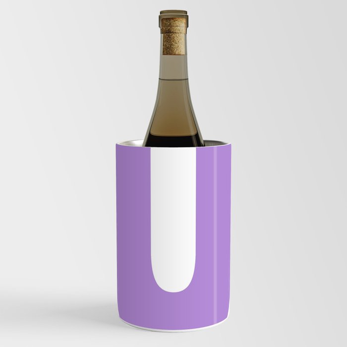 U (Lavender & White Letter) Wine Chiller