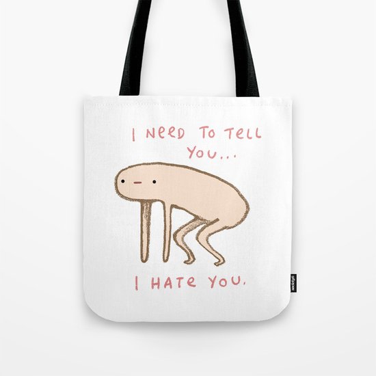 Honest Blob - Hate Tote Bag