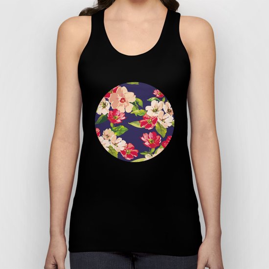 Floral Unisex Tank Top