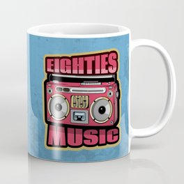 Eighties Music Stereo Coffee Mug