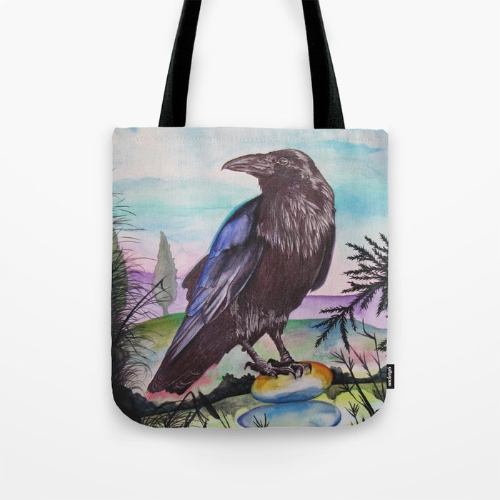 Crow Cairn Tote Bag