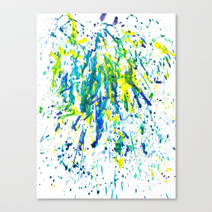 Melted Crayons Canvas Print