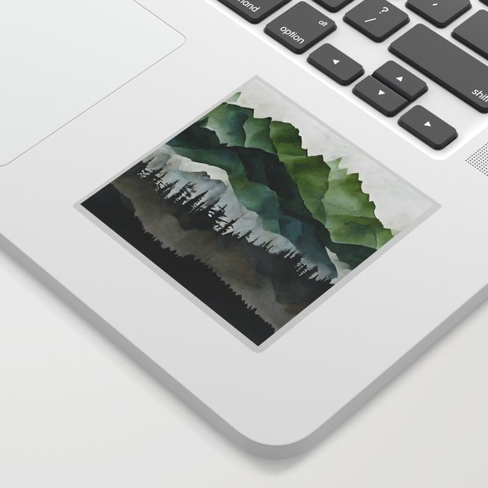 Mountains and Forests Sticker