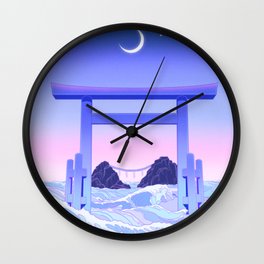 Floating World Wall Clock