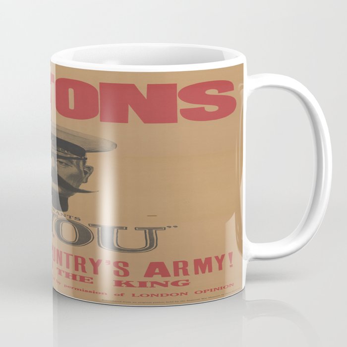 Vintage poster - British Military Coffee Mug