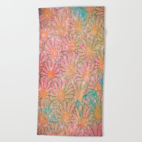 marguerite-128 Beach Towel