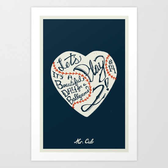 Mr. Cub Art Print